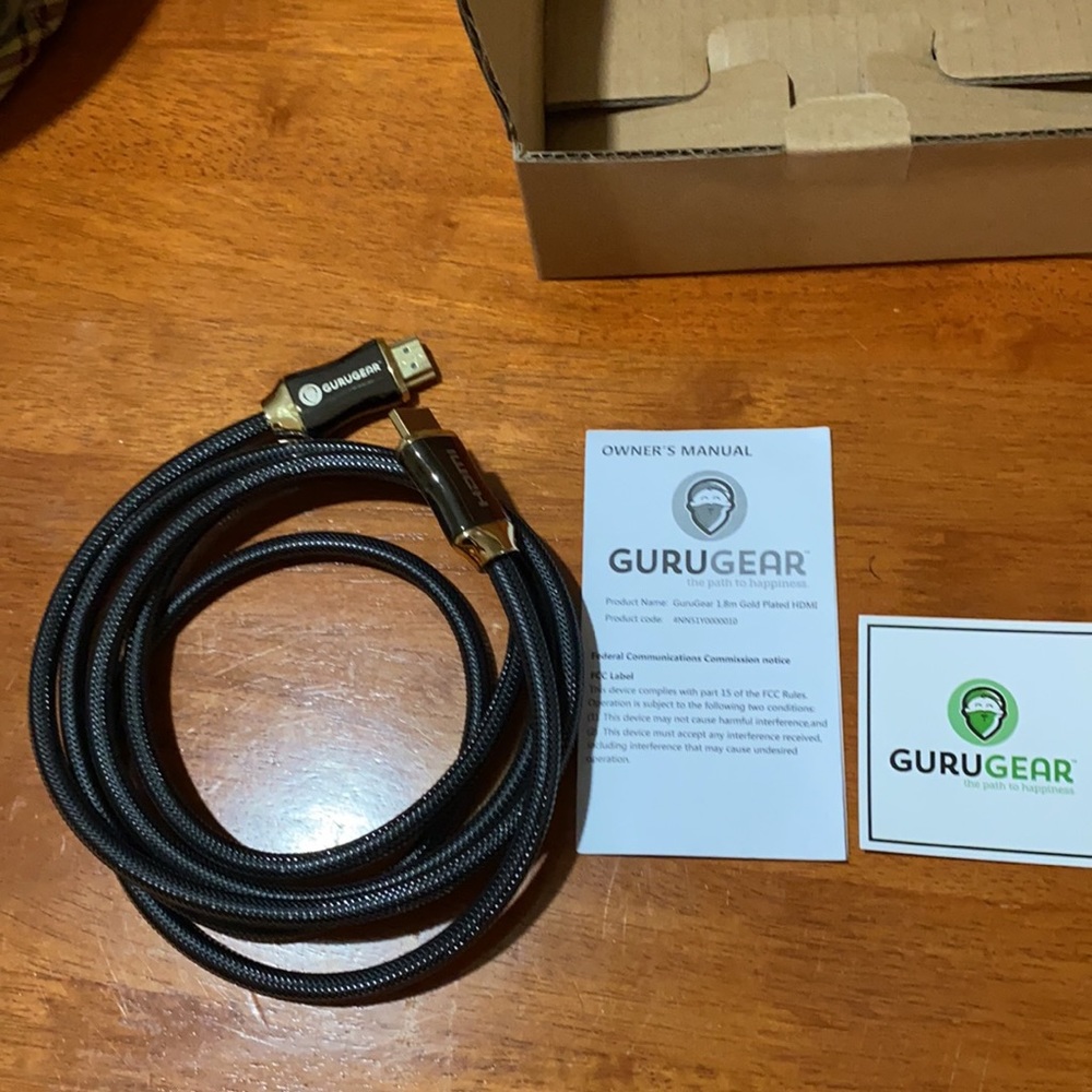 NWT GURU GEAR 18 KT HDMI Cord